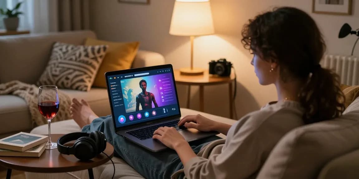 Discover engaging ai nsfw character interactions in a warm, inviting home environment.