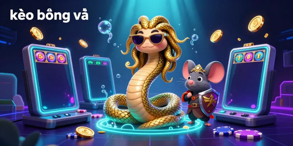 Experience exciting moments in kèo bóng đá betting with engaging characters and dynamic gaming elements.