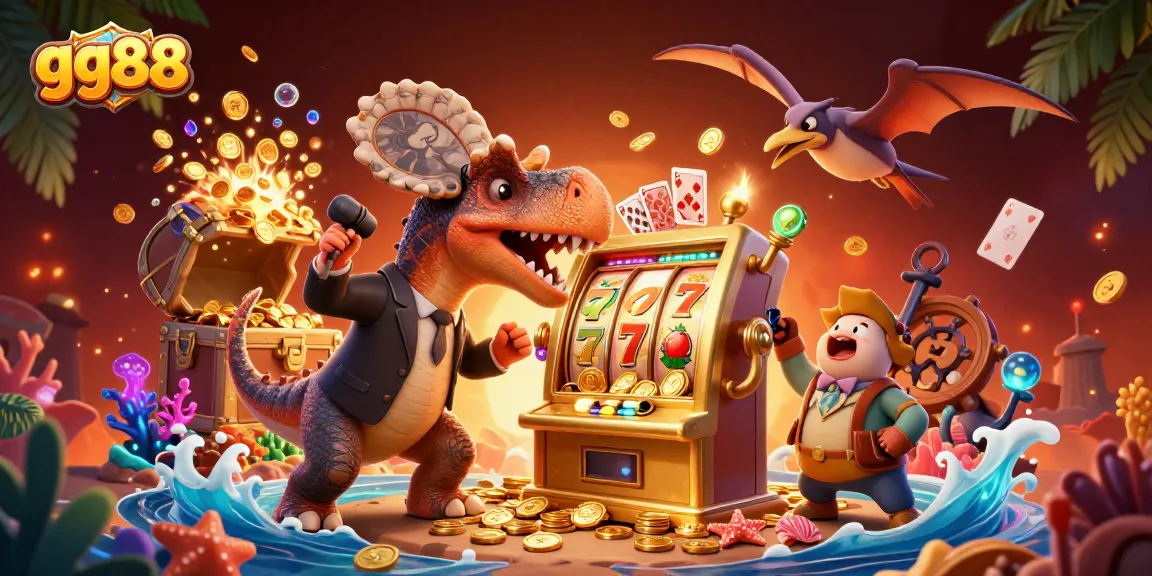 Experience winning moments at gg88 with a dinosaur jackpot scene packed with action and excitement.