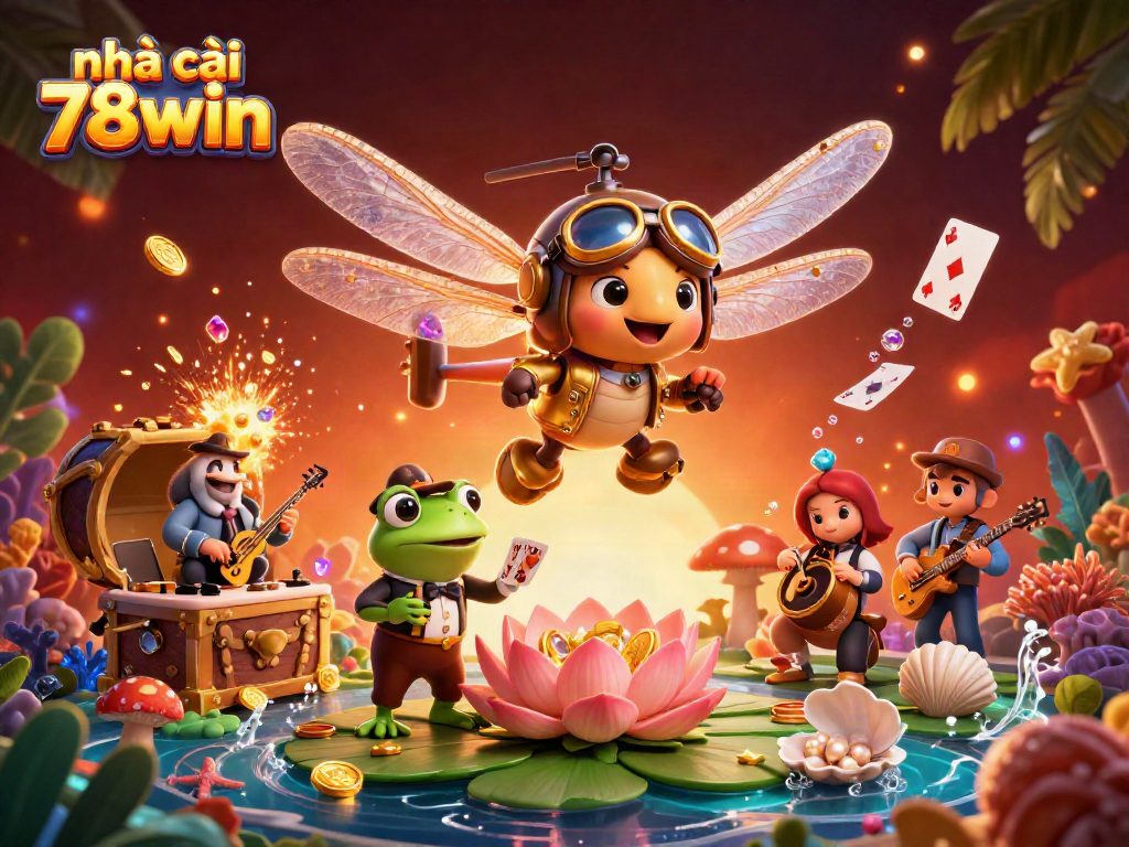 Engage players with thrilling games at nhà cái 78win, featuring an exciting casino scene.