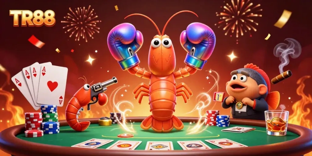 Experience the thrill of TR88 with vibrant casino action featuring poker champions.