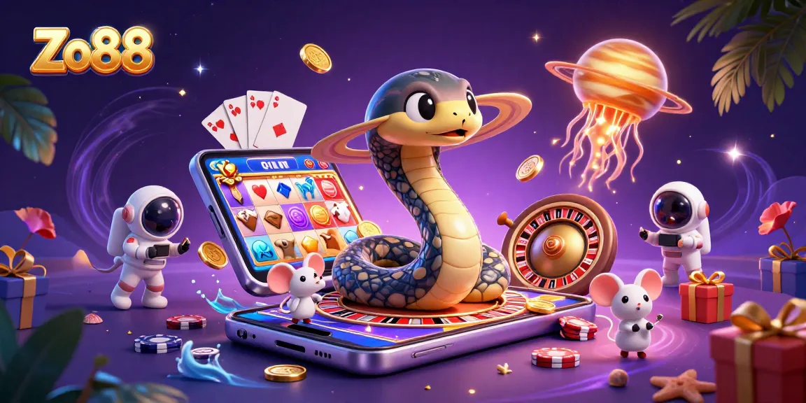 Engage with Zo88's dynamic gameplay featuring a casino scene with vibrant characters and thrilling elements.