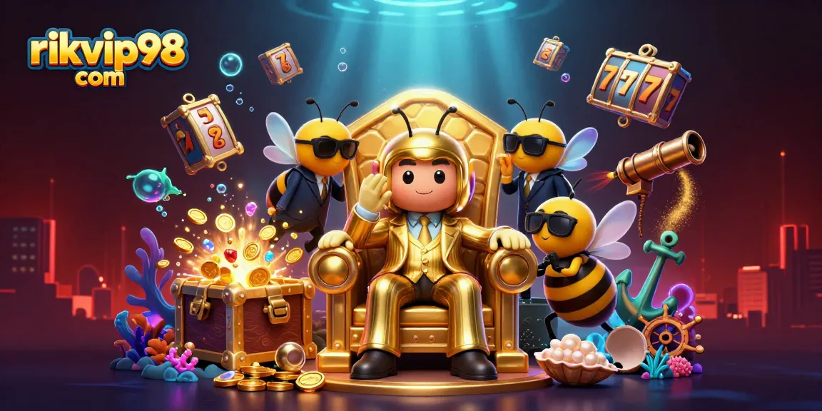 Engage in thrilling games at rikvip98 com featuring colorful characters and exciting casino elements.