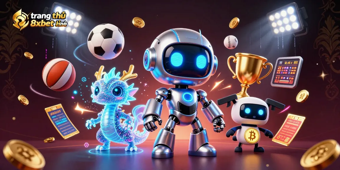 Experience thrilling action with trang chủ 8xbet chính thức, showcasing a vibrant animated scene full of gaming excitement.