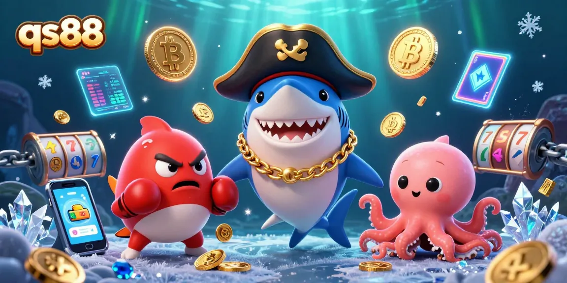 Experience thrilling games at qs88 with dynamic 3D casino-themed characters and elements.