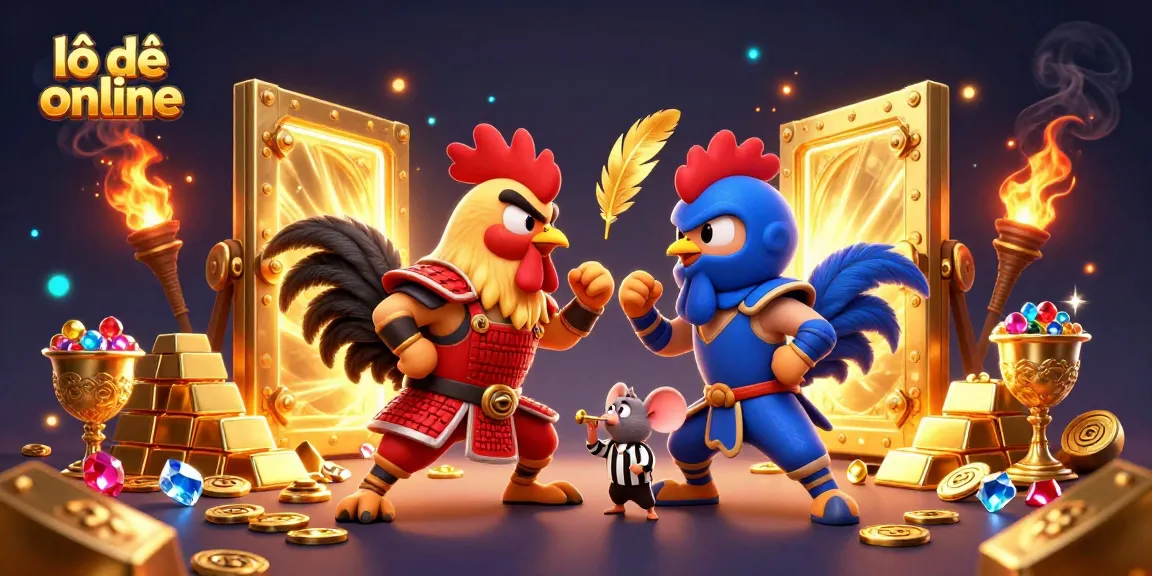 Experience thrilling lô đề online with strategic game dynamics featuring epic rooster battle.